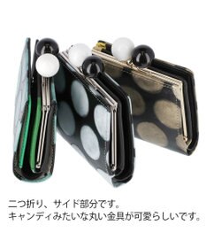 tsumori chisato CARRY フルムーンドット がま口 折り財布 ミニ財布