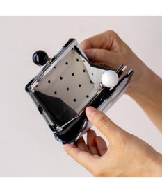 tsumori chisato CARRY フルムーンドット がま口 折り財布 ミニ財布