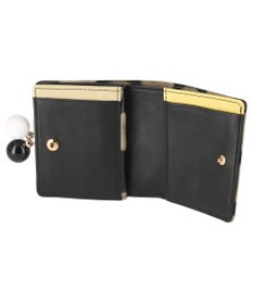 tsumori chisato CARRY フルムーンドット がま口 折り財布 ミニ財布