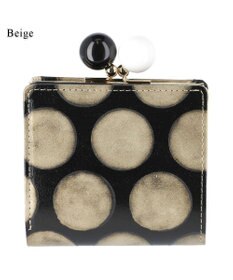 tsumori chisato CARRY フルムーンドット がま口 折り財布 ミニ財布