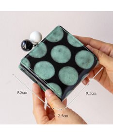 tsumori chisato CARRY フルムーンドット がま口 折り財布 ミニ財布