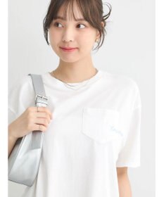 earth music&ecology ポケット刺繍Ｔシャツ