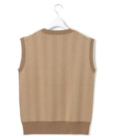 J.PRESS YORK STREET 【WOMEN】ヘリンボーンニットベスト