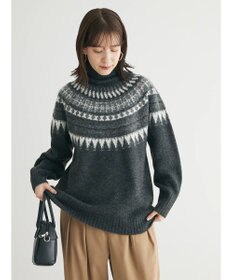 Green Parks 求心柄ニットプルオーバー