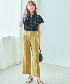 ANY SIS S ウーステッドエステル ワイドパンツ