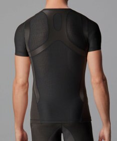 CW-X 【MEN】 CW-X 機能性トップス 【JYURYU TOP】 メッシュ 半袖 肩が動かしやすくなる 運動時の疲労を軽減 ゴルフ 球技 マラソン JAO395 /ワコール