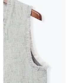 Te chichi 【セレモニーアイテム】ツイードVネックジレ