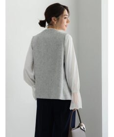 Te chichi 【セレモニーアイテム】ツイードVネックジレ