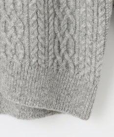 自由区 アランパターン Vネックニット