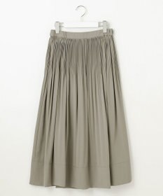 自由区 S 【セットアップ対応・洗える】ライトサテンプリーツ スカート