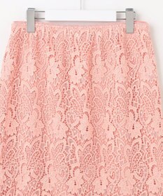 自由区 【洗える】ボタニカルレース スカート