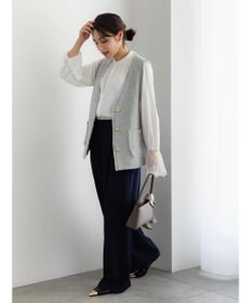 Te chichi 【セレモニーアイテム】ツイードVネックジレ