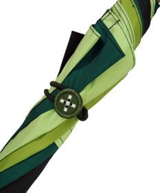 +RING 【限定/日本製】プラスリング 晴雨兼用傘（長ショート）GRN SR304