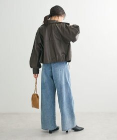 Green Parks フェイクレザードロストブルゾン