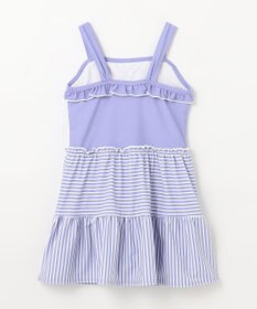 組曲 KIDS 【XS-Lサイズ】ストライプ スイムウェア(ワンピース)