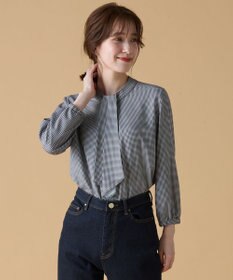 ANY 【洗濯機可能】プリントブラウス