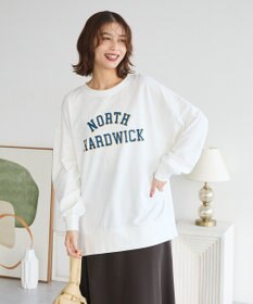 Green Parks カレッジロゴ裏毛チュニック