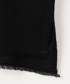 自由区 L 【洗える】リネンフリンジディテール8分袖 ニット