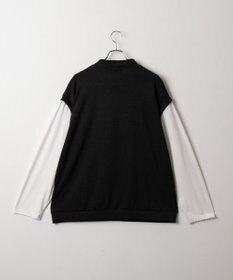 WEGO フェイクレイヤードモックネックベストT（LS）
