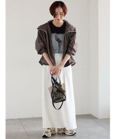 Te chichi マリリンモンローモノクロフォトTシャツ