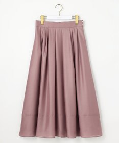 ANY SIS 【洗える】シアーチンツタック スカート