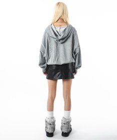 WEGO 【ユニセックス着用ITEM/MLサイズ展開】コールドダイスウィッチングプルパーカー