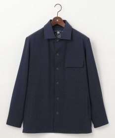 JOSEPH ABBOUD 【清涼・軽量・夏の軽羽織】クールサッカー ライトシャツ アウター