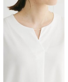 Green Parks バー付き７分袖ブラウソー