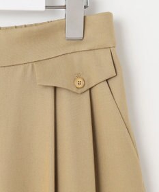 自由区 L 【カタログ掲載・接触冷感・UVカット・洗える】デニムライクボトムフレアワイド パンツ