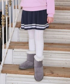 ANY KIDS プリーツニットスカート