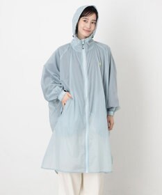 MOONBAT POLO RALPH LAUREN(ポロ ラルフローレン) ポロポニー レインコート ライトウェイト レインポンチョ  無地 フード 収納袋 レディース