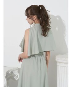 earth music&ecology ＳＥＴ２点ケープ＋キャミワンピース