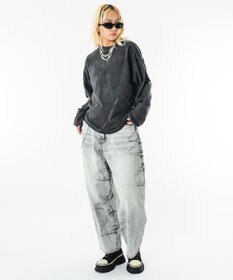 WEGO 【ユニセックス着用ITEM】コールドダイスウィッチングT（LS）