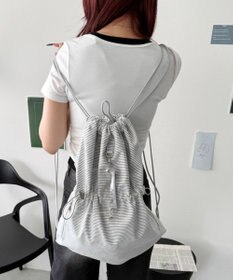 WEGO クリアポーチ付きナップサック