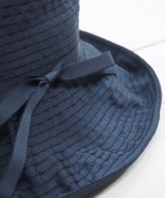 石田製帽 〈25SS新作〉グログランリボン ソフトハット