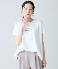 ANY ANYファンクションワイドフレンチスリーブTシャツ