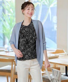 Tiaclasse L 【洗える】体型カバーも叶うドルマンニットカーディガン