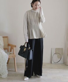 Green Parks AnriettMusee シアータックワイドパンツ