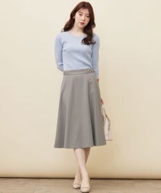 ANY SIS 【洗える】パール調ポイント ニット