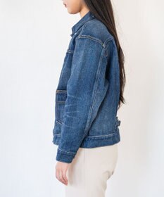 caqu modern jacket type 2nd. デニムジャケット USED WASH