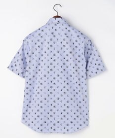 JOSEPH ABBOUD 【ジャージー素材・ストレッチ・イージーケア】コンパクトジャージープリント シャツ