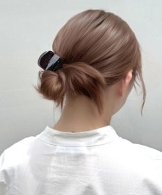 Phoebe ミルキースタッズミニバンスクリップ　ブラック