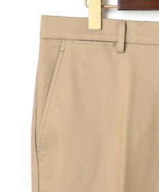 J.PRESS MEN 洗練されたシルエットと機能美【ストレッチ】トリコチン ステムテーパードパンツ