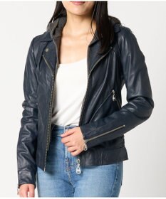 woadblue ＜DOMA＞HOODIE JACKET NAVY