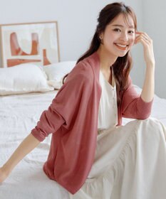 Tiaclasse L 【洗える】体型カバーも叶うドルマンニットカーディガン