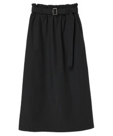 Green Parks 綿麻混バックルベルト付タイトスカート
