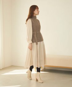 セットアイテム】ニットジレ × ワンピース / Feroux | ファッション