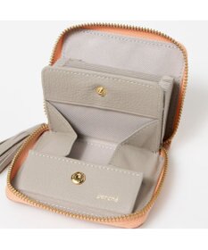 UNBILLION ペルケ perche / ドット型押し・ジャバラカードウォレット