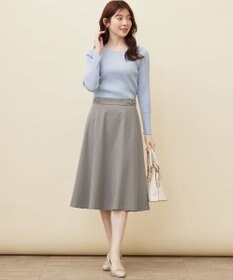 ANY SIS 【洗える】パール調ポイント ニット