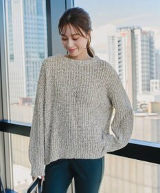 Tiaclasse 【洗える】MIXモールニットプルオーバー